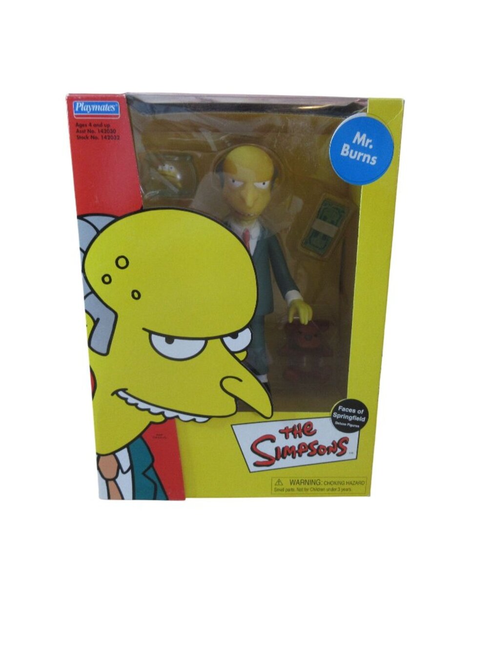 The Simpsons Mr. Burns Faces of Springfield 2001 Vintage